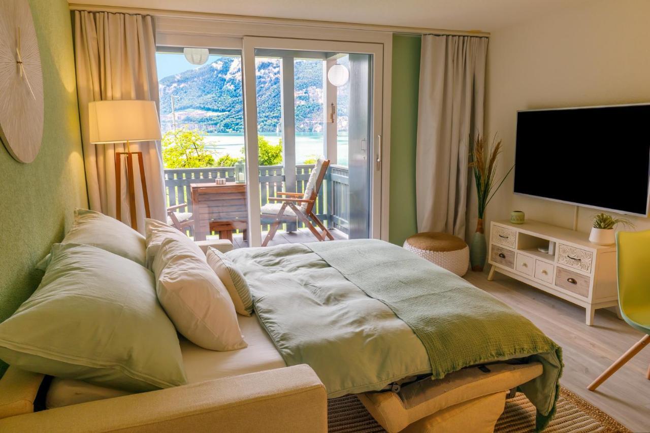 Strandhuesli Directly On Lake Thun Darligen Ngoại thất bức ảnh